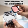 thumbnail image 3 of FlyFlise Sport Camera Waterproof Case 35M Protective Underwater Housing Shell with Color Filters Replacement, 3 of 8