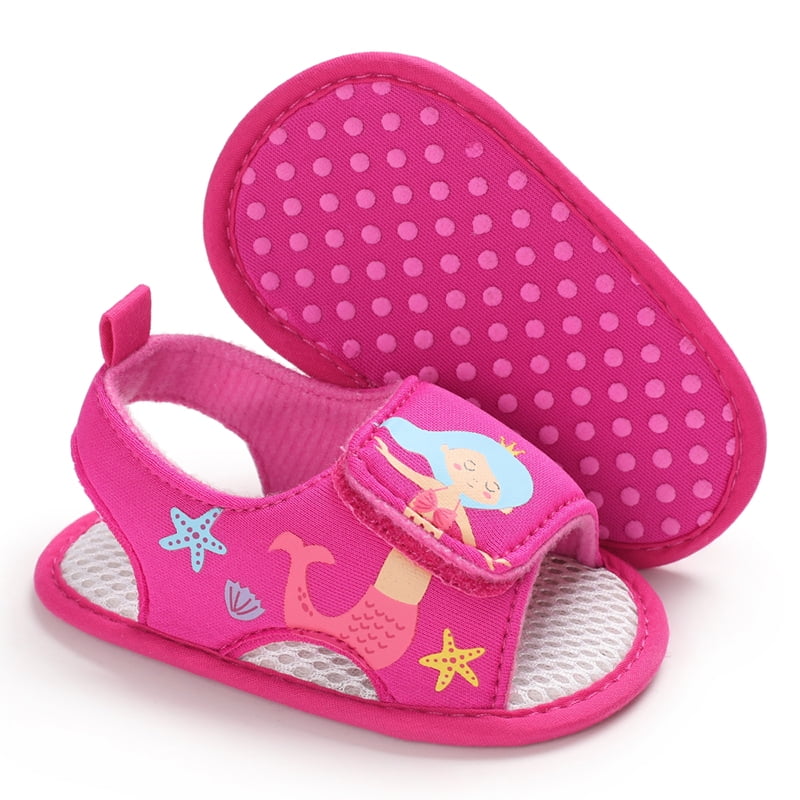 Baby Girl Boy Summer Soft Sole Shoes Sandals Cartoon Elephant Pattern Shoes Soft 