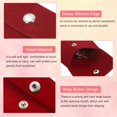thumbnail image 3 of HUGFEGWE Jewelry Pouch Set, 4 Sizes Velvet Pouches Snap Button Portable Storage Bag for Earrings Bracelets Necklaces Rings Watch, Red 4 Pack CA919-69543, 3 of 7