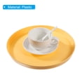 thumbnail image 4 of REGALWOVEN Restaurant serving trays are great for food, drinks, or desserts Yellow, 4 of 6