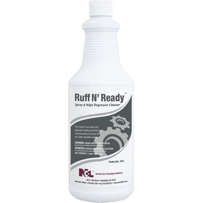 NCL 1014298 1 qt. Ruff N Ready Sassafras Scent Industrial Degreaser Liquid, Pack of 12