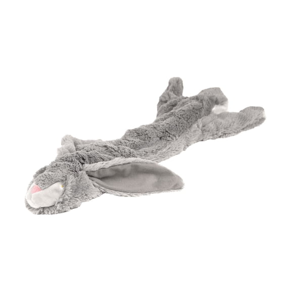 Jeffers Thinnies Dog Chew Toy with Rope | 21 Inches | No Squeaker | Rabbit