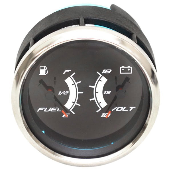 Faria Boat Multifunction Gauge GFC027A Platinum Fuel Volt 3 1/4 Inch