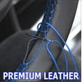 thumbnail image 6 of XUKEY DIY Hand Sewing Car Steering Wheel Cover Needle & Thread Protector Blue Leather, 6 of 6