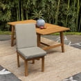 thumbnail image 2 of ARDEN 2-Pack earthFIBER Outdoor Patio Dining Chair Cushion, 20x44, Rain-Proof Seat Pad, Fade-Resistant Outdoor Cushion Sandbar Taupe Texture, 2 of 9