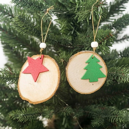 

Dvkptbk 2PC Christmas House Pendants Pendants Toys Small Gifts Gifts Prizes Decorations