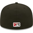 thumbnail image 4 of Men's New Era Black Arkansas Travelers Authentic Collection Road 59FIFTY Fitted Hat, 4 of 6