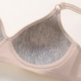 thumbnail image 5 of Plus Size Push Up Underwire Bra - Back Fat Smoothing, Lightly Padded, Supportive T-Shirt Bra for Everyday Comfort Light Gray 38, 5 of 6
