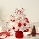 thumbnail image 2 of Mini Árbol de Navidad con Caja de Música, , Rojo, Decoraciones, Suministros Navideños, Decoración de Adornos Navideños, 2 of 5