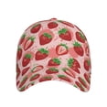 thumbnail image 2 of Haiem Cute Strawberry Baseball Cap Dad Hat Cotton Soft Adjustable Fashion Hats for Men Women Unisex Style Headwear, 2 of 9