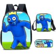 thumbnail image 1 of 3pcs/set Rainbow Friends School Bag Set Backpack+lunch Bag+pencil Case Kids Gifts, 1 of 1