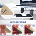 thumbnail image 5 of VIVO White Rotating Desk Clamp Adjustable Computer Mouse Pad and Device Holder, 5 of 8
