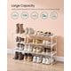 thumbnail image 4 of Estante para zapatos SONGMICS, 3 niveles, metal, 16 a 20 pares, color blanco perla, 4 of 6