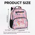 thumbnail image 7 of Pzuqiu Pink Axolotl 13.5 Inch Backpack for Girls Ages 3-6 Preschool Kindergarten Toddler, Water Resistant Breathable Padded Straps Lightweight Kids Bookbag for Back to School, 7 of 7