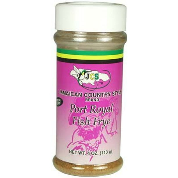JCS Jamaican Port Royal Fish Fry Seasoning 4oz