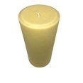 thumbnail image 2 of Pure Organic Natural Handmade Golden Yellow Honey 100 % Beeswax Pillar Candle 3" x 3", 2 of 2