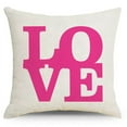 thumbnail image 6 of Valentines Day Pillow Covers decor 4 Pack 18*18inch, Fuwaxung Valentine's Day Pillow Cover case Ornaments Sofa Car for Home Indoor Decorations, 6 of 7