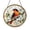 Acrylic 3.5 Inch, variant on Stained Glass Style Oriole Suncatcher, Fantasy Bird Window Art Panel with Vintage Floral Theme, Decorative Hanging Ornament