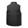 thumbnail image 4 of Bibifish Women's Puffer Vests Solid Multi-Pockets Zip Up Quilted Gilets Sleeveless Casual Lightweight Breathable Hiking Outerwear, 4 of 5