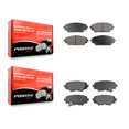 thumbnail image 1 of Positive Plus Front Rear Semi-Metallic Brake Pads Kit for Car Mazda 3 Sport KPF-100268, 1 of 8