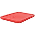 thumbnail image 2 of Pyrex (2) 7200-PC, (1) 7201-PC, (2) 7210-PC, & (1) 7402-PC Poppy Red Food Storage Replacement Lids, 2 of 5