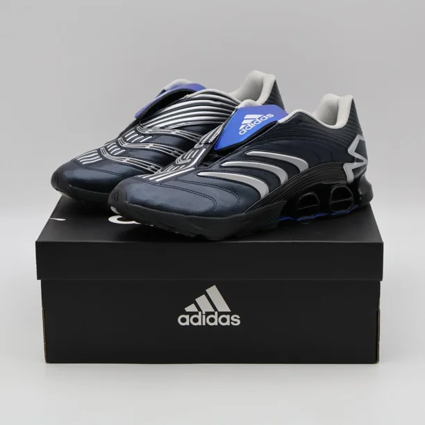 JQ2579 atmos × Adi - das Predator Megaride Silver Metallic Core Black (Men's)