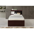 thumbnail image 3 of Hodedah Twin-Size Captain Bed with 3-Drawers and Headboard in Mahogany, 3 of 8