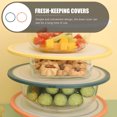 thumbnail image 3 of GOOHOCHY Universal Silicone Lids Simple and Convenient for Housewives 2Pcs 7.9x7.9in, 3 of 8