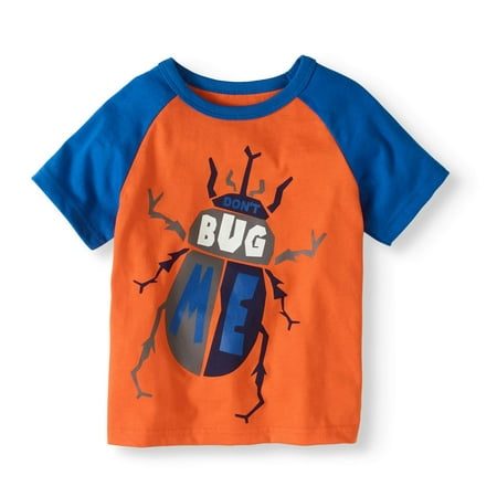 Toddler Boy Short Sleeve Graphic Raglan