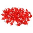 thumbnail image 1 of Uxcell Clavos en Forma de Estrella de 0.57 pulgadas, 100 piezas Punta de Acero Cabeza de Plástico para Uso en Casa y Oficina, Rojo, 1 of 5