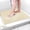 Beige Yellow, variant on Shower Mat Non Slip: 31 x 31 Inch Extra Large Square Shower Mats with Drain Hole in Middle - Soft Loofah Quick Drying Matt for Shower Stall