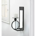 thumbnail image 3 of Zingz & Thingz Mirrored Candle Wall Sconce - 15.5" - Black and Clear, 3 of 4
