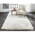 thumbnail image 3 of Feizy Beckley Transitional Solid, Ivory/White, 5' x 8' Area Rug Stain Resistant Casual Design Carpet for Living Dining Bed Room, 3 of 5