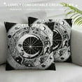 thumbnail image 3 of Orinice Occult Stars Planets Graphic Decorative Pillow Cover for Home Couch Living Room Bed Sofa 20x20in, 3 of 5