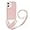 Pink, variant on Silicone Case Compatible with iPhone 12 Pro, Adjustable Crossbody Necklace, Lanyard Neck Strap Protective Case Cover (Navy Blue, iPhone 12 Pro)