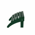 thumbnail image 5 of Costaelm Paradise Outdoor Folding Adirondack Ottoman, Dark Green, 5 of 9