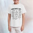 thumbnail image 2 of NIEWTR Toddler Boys Lounge Tees Short Sleeve Breathable Pima T-Shirts Crew Neck Loose Tops for Playtime and Lounging（White,9-10 Years), 2 of 4