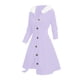 thumbnail image 2 of TaTaai Women's Spring Fall Hooded Dress Long Sleeve Jacquard Button with Faux Fur Collar Solid Color Casual Knit Cardigan Style Gift, 2 of 6