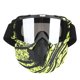 thumbnail image 2 of Sol deporte nieve casco Gafas de moto Hombres Mujeres Gafas de moto de nieve Esquí Snowboard Invierno Nieve A prueba de viento Al aire libre Máscara Gafas de sol Verde, 2 of 8