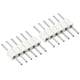 thumbnail image 1 of Conector de tira LED de 6 pines a 6 pines Uxcell, cable de extensión de barra de luz sin soldadura, blanco 10 piezas (distancia de 2 mm), 1 of 5