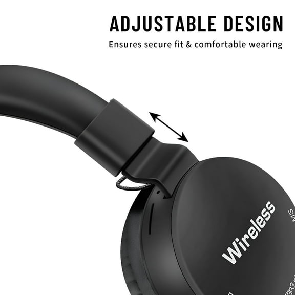 GJX Best Noise Cancelling Head Phones Comfortable Headphones Over Head Headphones Bluetooth Headset Without Mic