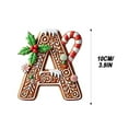 thumbnail image 2 of Lwlmwt Gingerbread Alphabet Ornaments for Christmas,10cm Christmas 26-letter Pendant,A to Z Christmas Letters,Mini Monogram Hanging Decorations for Party Gifts DIY Decor, 2 of 5