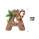 thumbnail image 3 of Seyotauo 26 Gingerbread Alphabet Letter Ornaments, Christmas A to Z Letters - Xmas Tree Hanging Ornaments for DIY Crafts, 3 of 3