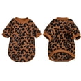 thumbnail image 6 of Harikaji Dog Sweaters for Small Dogs Girl Boy, Warm Winter Fall Dog Clothes, Cute Knitted Puppy Sweater for Chihuahua Bulldog Christmas Dog Sweater for Medium Dogs Brown Leopard M, 6 of 6
