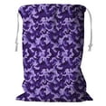 thumbnail image 1 of EREHome Sac à Linge de Stockage de texture camouflage Violet avec Cordon de Serrage 18 X 24 Pouces, 1 of 2