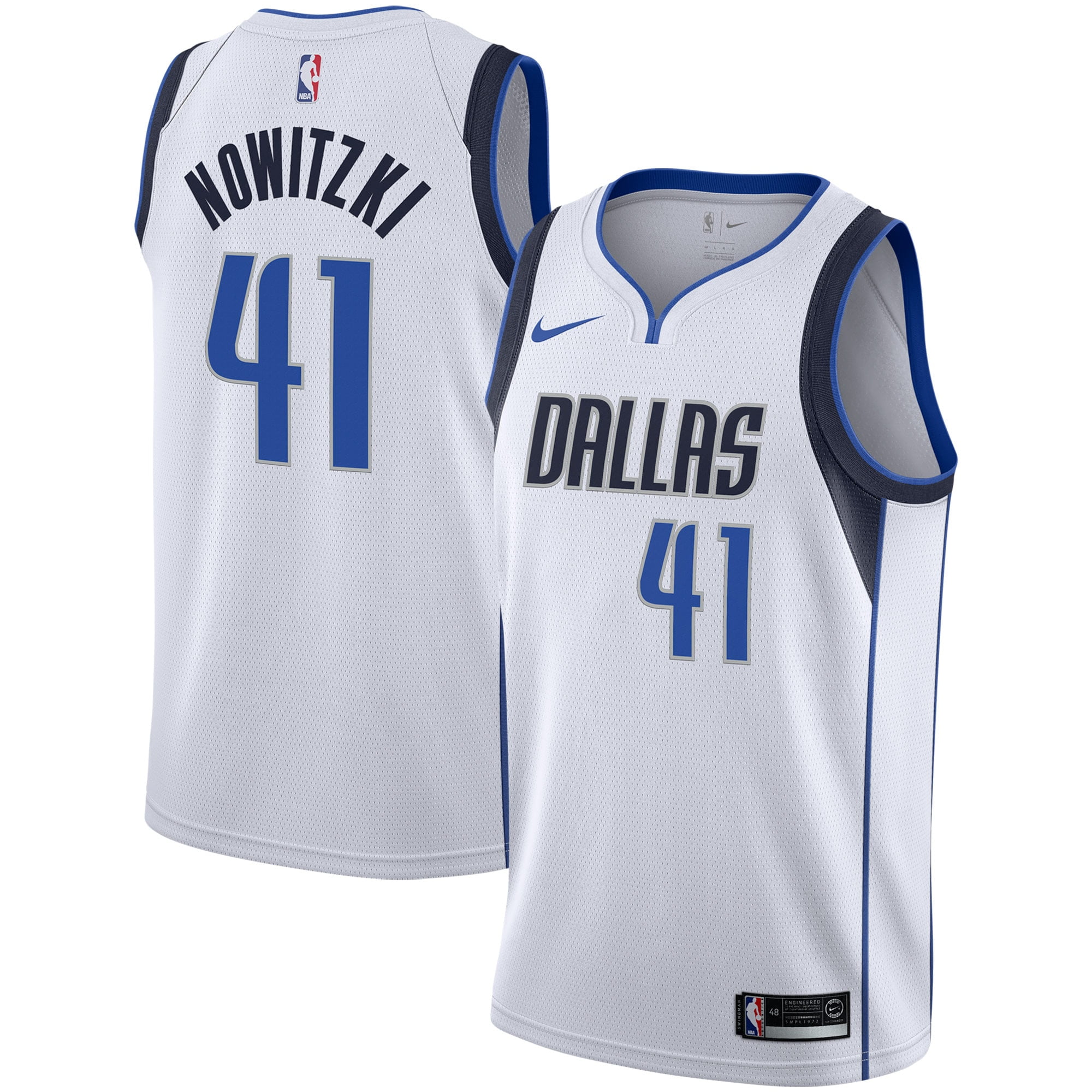 Dirk Nowitzki Dallas Mavericks Nike 