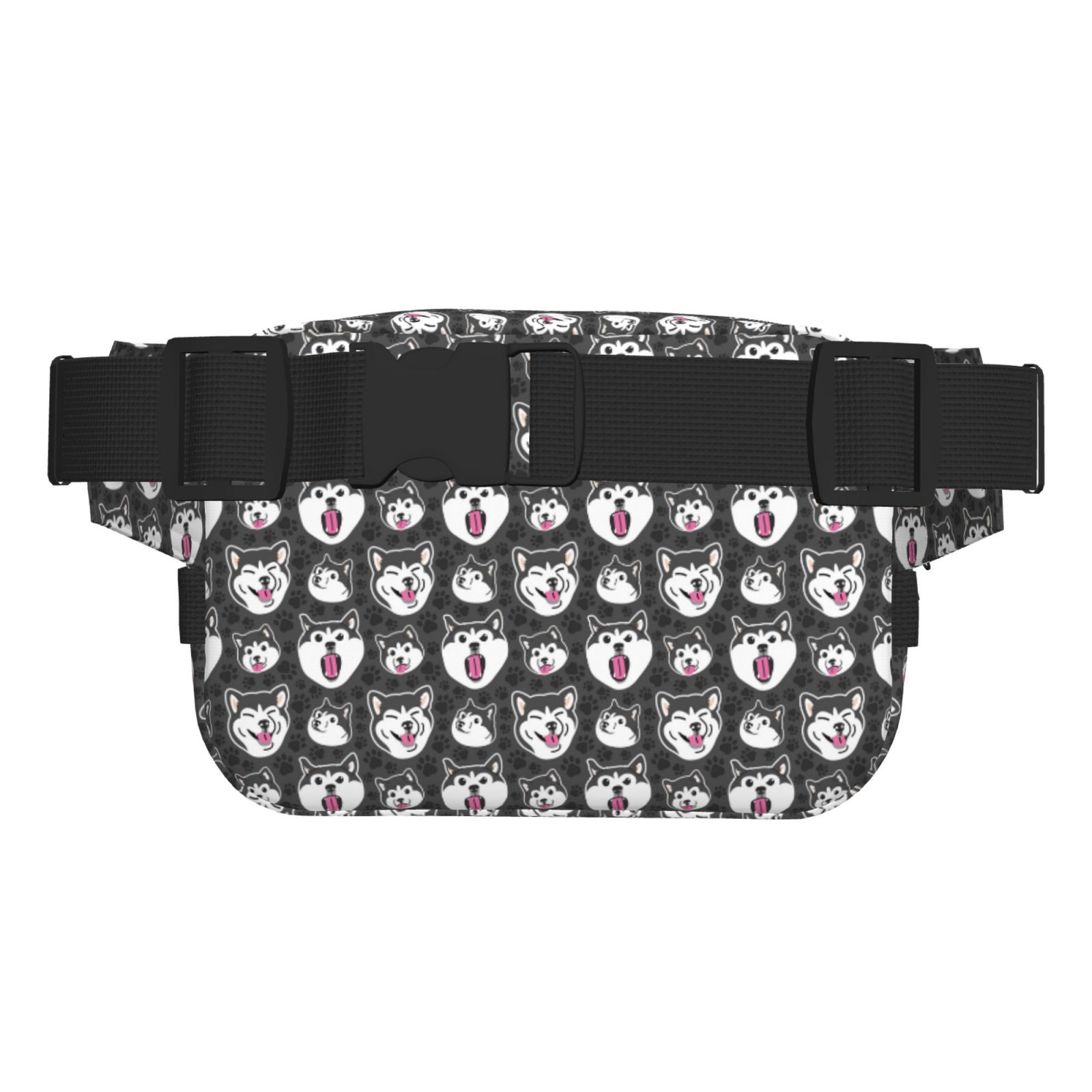 Hirioo Husky for Double Layer Waist Bag Adjustable Fanny Pack For Travel Running Hiking