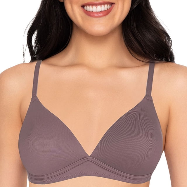 Brasier Ilusion para Dama, con Tul Liso Lila Talla 36B