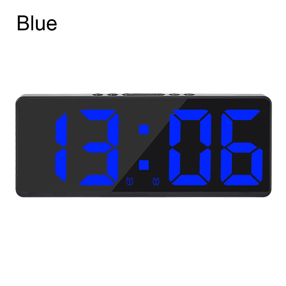 Home Decor Backlight Number Clock Nightlight Large Number Alarm Clock