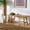 Natural, variant on Safavieh Henrik Cane Wood Modern Bench, Black/Natural